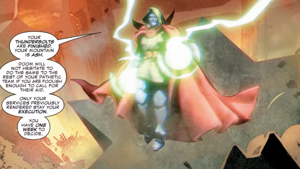 Doctor Doom thunderbolts comic book